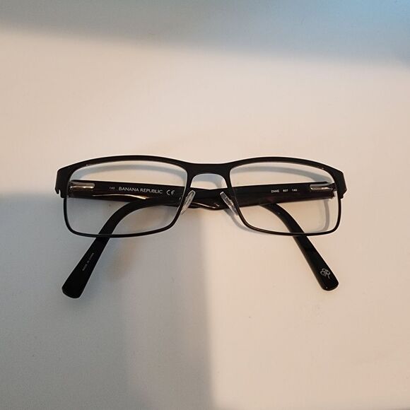 Banana Republic Zane Black & Tortoiseshell Prescription Glasses Frames - Picture 2 of 10